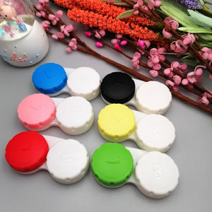 Étuis à lentilles de contact de couleur tendance en gros, jolis étuis doubles pour lentilles de contact pour promotion, lentilles de contact <span class=keywords><strong>Oxysept</strong></span> - Product Image 2