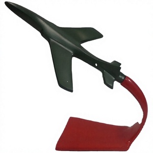 Objets cadeaux et avion de chasse décoratif en alliage moulé sous pression Modèle d'avion normal avec support rouge Modèle d'avion noir Souvenir Cadeaux Objets - Product Image 1