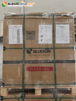 Panel Surya Bifasial Bluesun 530W 550W 600W Full Black Efisiensi Tinggi Modul PV TOPCon untuk Rumah & Komersial