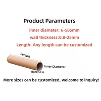 Tubo de Papel Promocional de Alta Calidad, Desechable, Hecho a Mano, Ecológico, con Materiales Reciclados, Logotipo Personalizado, Tamaño Personalizable y Estampado