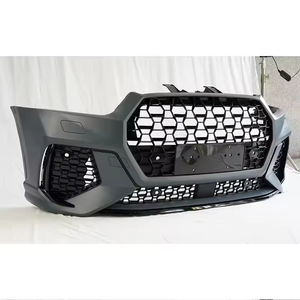 Kit carrosserie de pare-chocs avant Audi Q3 SQ3 2013-2018 ABS, nouveau style RSQ3, calandre noire - Product Image 2