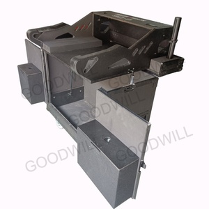 Estuche de seguridad para carretera ATA personalizado para consola mezcladora de DJ de doble puerta única <span class=keywords><strong>Allen</strong></span> Health SQ6 con tapa de vuelo hidráulica Soporte OEM - Product Image 3