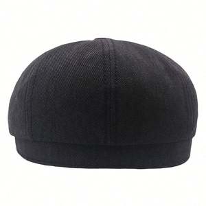 Casquette Gavroche en Twill de Coton Grande Taille 8 Panneaux Couleur Unie pour Hommes Printemps-Été Extérieur – Vente en Gros - Product Image 2