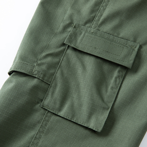 Conjunto de Uniforme Táctico de Combate y Entrenamiento Estilo ACU <span class=keywords><strong>Verde</strong></span> Oliva con Chaqueta y Pantalones de Tela Antidesgarro TC 65/35 de 230g/m² - Product Image 6
