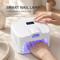 Lampe à ongles UV LED sans fil 168W 2-en-1 rechargeable avec longueurs d'onde 405/365nm, 44 perles et séchage rapide pour usage domestique et professionnel