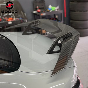 Cánh gió đuôi xe kiểu AD bằng sợi carbon khô dành cho xe BMW G80 M3 G82 M4 Competition, bộ chia gió đuôi xe, bộ body kit - Product Image 5