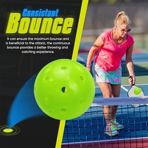 Pickleball Source ลูกบอลสำหรับติดพื้นทำจากรังผึ้งขนาด40รู74มม. วัสดุ PE สำหรับฝึกปฏิบัติ - Product Image 4