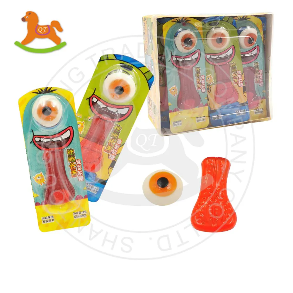 Lonely Monster Eye Tongue Gummy Candy Sweet Fruity Flavour Soft Candy For Kids