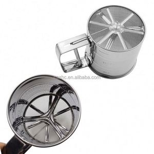 Kitchen DIY Powder Mug Flour Sieve, Stainless Steel Cup Shape Strainer Baking Mesh Flour Sifter - Product Image 4
