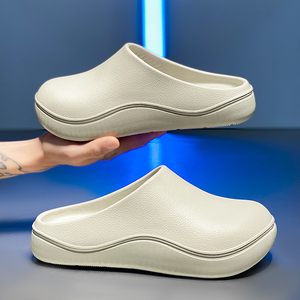 Sandalias de EVA Beige para Mujer, Suaves y Cómodas, Punta Abierta, para Uso Interior y Exterior en Verano - Product Image 6