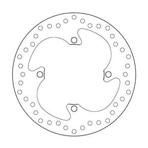 Per Brembo Serie Oro Disco Freno posteriore Para Kawasaki KXF 250 04-19 - Product Image 1