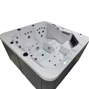 <span class=keywords><strong>Spa</strong></span> extérieur moderne pour 5 personnes avec 2 longues couchettes et 3 sièges, doté de couvertures de bain à remous et d'une fonction de massage - Product Image 3
