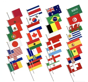 Drapeau de supporter États-Unis Canada <span class=keywords><strong>Mexique</strong></span> 2026 en polyester 14x21cm – Prix de gros et de détail - Product Image 2
