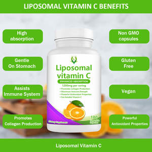 OEM/ODM Venta caliente liposomal vitamina C cápsulas Dietray suplemento aumentar los niveles de energía y promover el sistema inmunológico de alto nivel - Product Image 4
