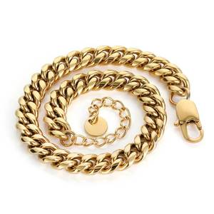 Chaîne de <span class=keywords><strong>cheville</strong></span> vintage à maillons cubains, style bohème, plaquée or 18 carats, en <span class=keywords><strong>acier</strong></span> inoxydable, accessoire de plage pour femmes et filles - Product Image 3