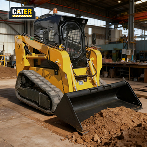 لودر انزلاقي التوجيه عالي الجودة وفعال من حيث التكلفة من ماركة مشهورة بمحرك ديزل أصفر أو مخصص مع مجرفة ثلج - Product Image 5