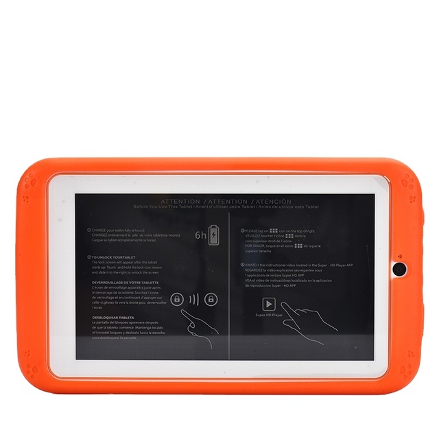 7inch Wholesale Home Automation Tablet Android Tablet for Kids Android OS Tablet Pc K89 with Beautiful Pouch