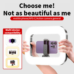 Đèn Ring Selfie Di Động Ym200 20w Sạc Được, Điều Chỉnh Được, Cho Livestream, Có Pin - Product Image 2