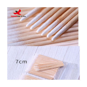 Bâtonnet de nettoyage des cils en bois jetable, coton-tige, 100 pièces/sac, outil de maquillage permanent, microblading - Product Image 4