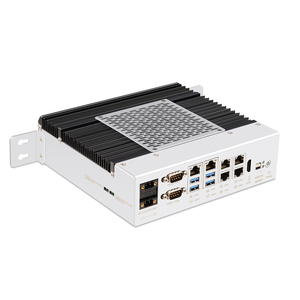 Mini PC sin Ventilador para Riel DIN, Alimentación de 24V CC, 6 Puertos LAN, Intel <span class=keywords><strong>I5</strong></span> <span class=keywords><strong>6500U</strong></span>, 8G de Memoria, Mini PC PCIE para Pantalla Industrial - Product Image 1