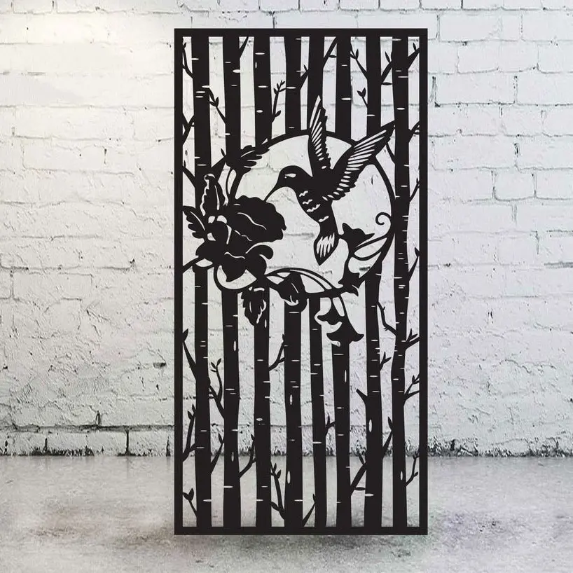 Laser Cut Sheet Metal Decorativo Outdoor Gate & Door Screen Personalizar Painel para Esgrima