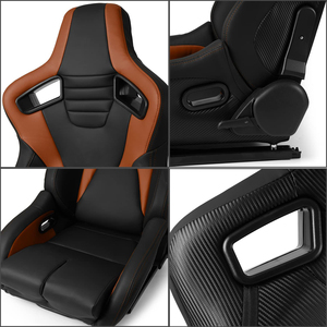 JIABEIR 1095 Universal Driver Car Leather regolabile Sport Simulator manifattura all'ingrosso Memory Soft Foam Sim Racing Seat - Product Image 3