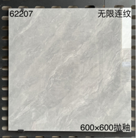 Offre Spéciale Carrelage Céramique Effet Marbre Pleine Masse 600x600 Moderne 8,8mm d'Épaisseur Antidérapant Antibactérien pour Salon et Salle de Bain