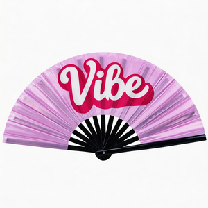 Abanico Plegable Personalizado de 13 Pulgadas para Sublimación, Abanico de Mano Portátil Grande para Fiestas y Eventos - Product Image 4