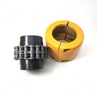Accouplement KC-6022 flexible de chaîne de rouleau en acier avec l'OEM extérieur en acier d'arbre de cas personnalisable