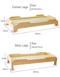 <span class=keywords><strong>Lit</strong></span> pour enfants en bois massif Moetry, <span class=keywords><strong>lit</strong></span> <span class=keywords><strong>empilable</strong></span> pour maternelle, lits de garderie, lits empilables pour enfants, lits de sieste - Product Image 6