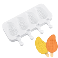 Moules à glace créatifs personnalisés Candyer, moules en silicone pour la fabrication de glaces maison, formes de fruits variées, vente en gros
