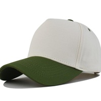 Gorra de béisbol deportiva de verano para exteriores, estilo casual, con cinco paneles, bloques de color, visera de pato, logotipo bordado, gorra rígida de 5 paneles.
