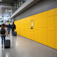 Armadietto Intelligente Baiwei per Deposito Bagagli Interno ed Esterno - Ideale per Aeroporti, Stazioni, Hotel, Parchi Divertimento e Noleggio Bagagli