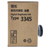 Encre d'impression noire originale en gros 3345 pour duplicateur numérique Ricoh Aficio DD3345C, fournitures d'imprimante, cartouche d'encre Duplo