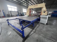 Équipement de découpe horizontale haute vitesse pour mousse PU, production en série de feuilles d'éponge pour l'industrie du matelassage