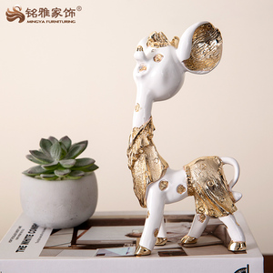 OEM ODM OBM decorazione per la casa di lusso piccolo cervo statua oro animale resina Sika cervo scultura - Product Image 6