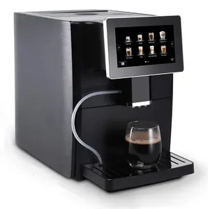 自動タッチスクリーン最高のエスプレッソとミルクタンク付きコーヒーマシン