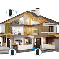 Timbre Inalámbrico Inteligente para Puerta con Sonido Fuerte de 110dB y Alcance de 400 pies para Tienda, Precio Económico