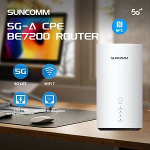 Nuevo enrutador SDX72 WiFi 7 BE7200 NSA SA NR red celular NFC malla VoLTE Puerto VoIP 5G enrutador con ranura para tarjeta SIM - Product Image 2