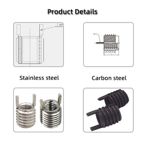 Thép không gỉ nhiệm vụ nặng nề khóa chủ đề chèn sửa chữa Kit ốc vít khác chủ đề tay áo <span class=keywords><strong>M10</strong></span> ren chèn nhôm - Product Image 5