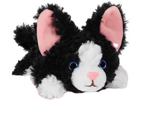 Gatto Devon Rex con Corona di Perle, Giocattolo in Peluche Ricamato, Morbido al Tatto, Antistress, Regalo di Compleanno - Product Image 2