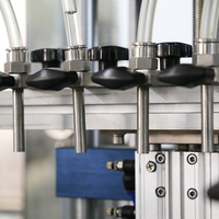 Machine de remplissage liquide automatique à 6 têtes de table pour cosmétiques et huiles essentielles