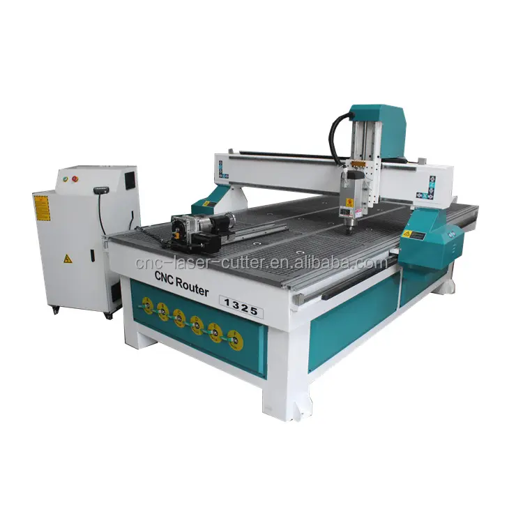 Router 3D CNC1300 * 2500 1325 4 sumbu router cnc mesin penggilingan CNC Router