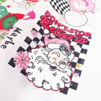 Transferts DTF personnalisés en gros prêts à poser, autocollants thermocollants en vinyle, motifs de transfert thermique de Noël pour t-shirts