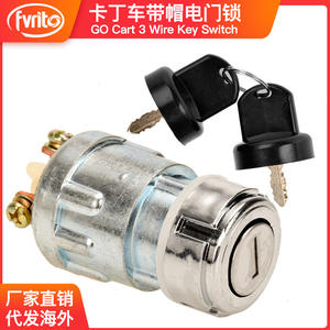 Interrupteur d'allumage universel Zhenrui 3 fils étanche 12V DC avec clé pour VTT, karting et véhicules tout-terrain - Product Image 4