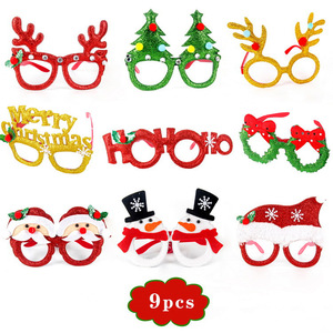 20pcs/set Christmas Decoration Set Christmas Hat Glasses <b>Headband</b> Party Supplies Combination Holiday Atmosphere Decoration Gift - Product Image 5