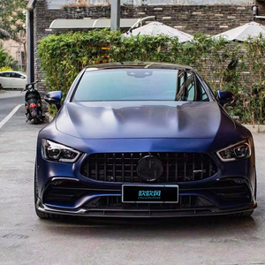 Kit de carrosserie en Fiber de carbone sèche Prepreg diffuseur de lèvre de pare-chocs avant séparateur de becquet pour <span class=keywords><strong>Mercedes</strong></span> Benz <span class=keywords><strong>AMG</strong></span> <span class=keywords><strong>GT43</strong></span> GT50 GT53 - Product Image 6