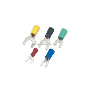 Factory direct terminal connector kit wire copper crimp connector cord pin end terminal fork pre-insulated spade terminals