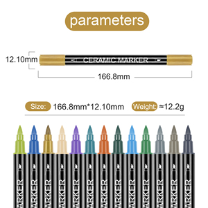 Juego de rotuladores de cerámica horneados de alta temperatura de 36 colores, rotulador permanente de <span class=keywords><strong>porcelana</strong></span> <span class=keywords><strong>para</strong></span> dibujar sobre <span class=keywords><strong>porcelana</strong></span> de cerámica - Product Image 3