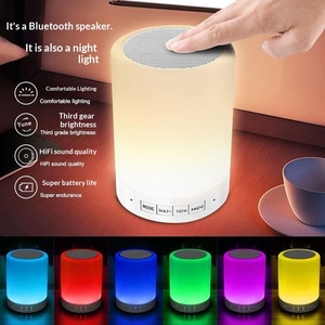 Veilleuse colorée, haut-parleur sans fil pour téléphone portable, Bluetooth, insertion de carte pour ordinateur, haut-parleur intelligent de petite taille pour la maison - Product Image 2